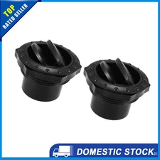 Air Conditioning Vent Outlet Rotatable 60mm Round A/C Air Outlet Vent Pack of 2