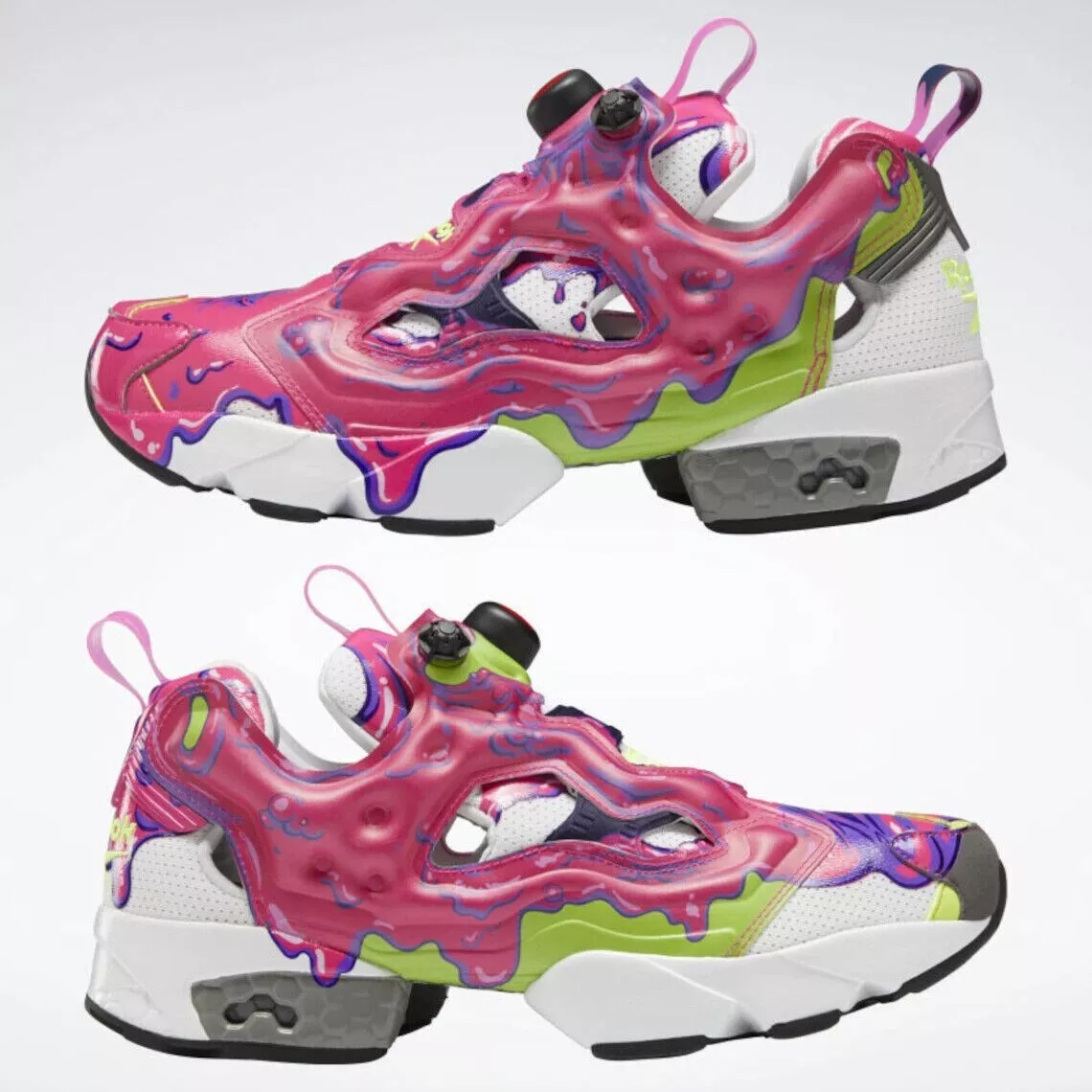 Reebok Instapump Fury MU x Ghostbusters Pink White Men's Sizes NEW