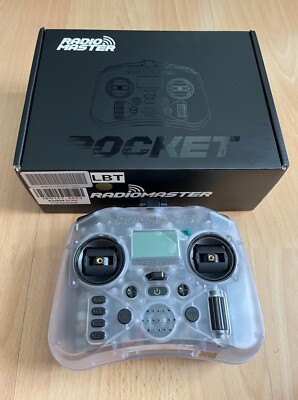 Radiomaster Pocket - ELRS - LTB - Fernsteuerung - Transparent + Akku