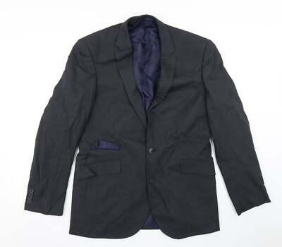 Taylor & Wright Herren Blazer Grau Polyestermischung Größe 38