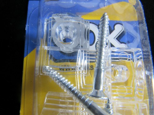 Lot of 22 Ook Hillman Picture Hanging 1/4" Plastic 20 lb Mirror Holders 50225 - Picture 4 of 11