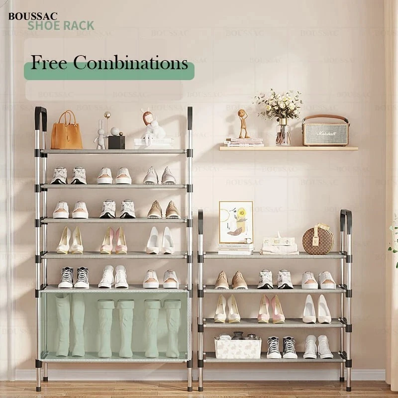 Simple Shoe Rack Home Dustproof Space-saving Storage Shoe Racks  - Picture 4 of 6