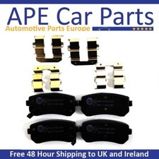 REAR BRAKEWORLD BRAKE PADS SET FOR KIA RIO 1.4 1.5 CRDi 1.6 CVVT 05-11