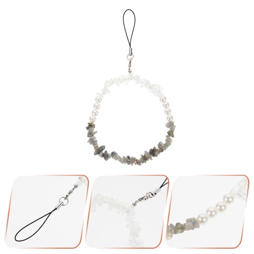 Decorative Pearl Phone Chain Camera Lanyard Phone Charm Hook Phone Beads Strap - Photo 7/12