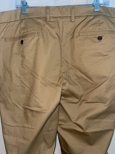 Old Navy Ultimate Straight Built in Flex Chino Pants Mens SIze 42x32 Brown NEW - Picture 5 of 8
