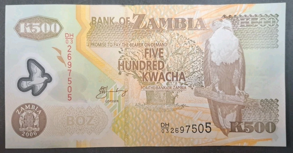 Zambia ザンビア 銀製 5、10 クワチャ 保証書付き 送料込み 曾流通纸币赞比亚纸币| eBay
