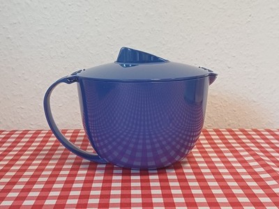 Tupperware * Microplus * Microcook * 1 Liter * blau *  Microwellenkanne # 4