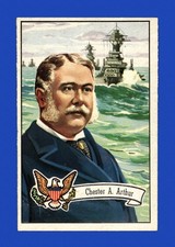 1956 Topps Us Presidents Set-Break # 24 Chester A. Arthur NR-MINT *GMCARDS*