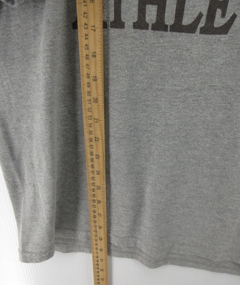 VINTAGE Lehigh Mountain Hawks Shirt Men XL Gray Russell Athletic University Y2K - Image 4 of 4