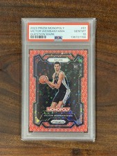 2023 Panini Prizm Monopoly Victor Wembanyama Question Mark Rookie RC #/25 PSA10
