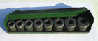 Vintage INDESTRO MFG 11 Piece 1/2” Hex Drive Socket Set No. 1451 w/ Holder USA — photo 4