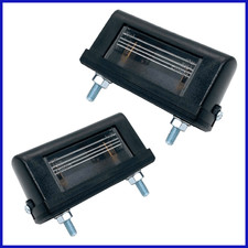 2x Kennzeichenleuchte Nummernschild LKW PKW Anhänger Wohnwagen 12V 24V Universal