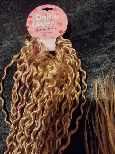 Dottie Loves Faux Hair Pony Tail Holder 12ct - Picture 2 of 10
