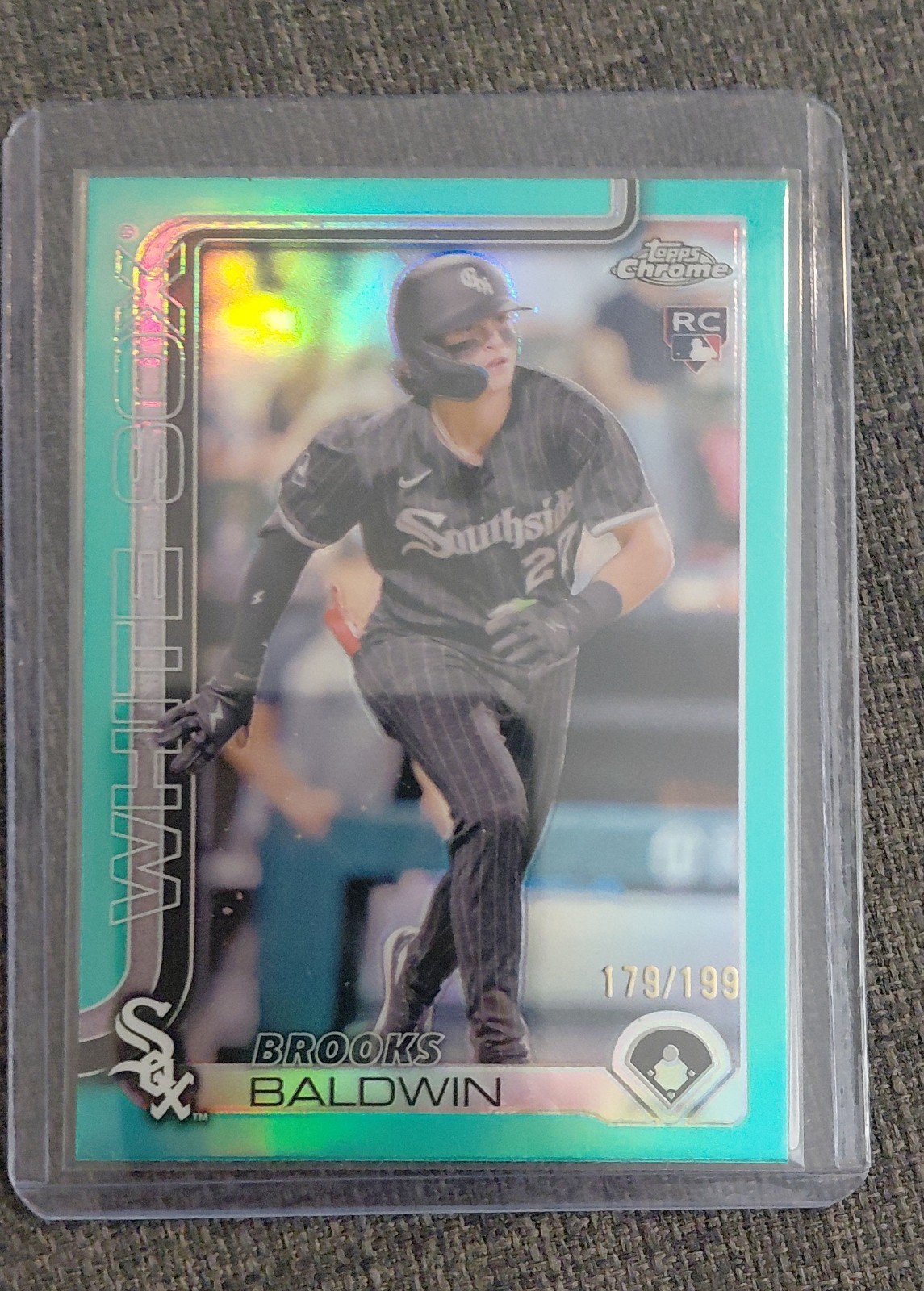 2025 Topps Chrome - Brooks Baldwin #3 Teal Refractor /299 (RC)