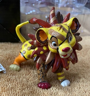 Romero Britto 4049380 Disney Mini Figurine Simba Colorful Art w Box Fast Ship!