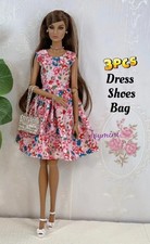 3PCS For Fashion Royalty Integrity Poppy Parker NuFace Dolls Clothes Bag 1/6