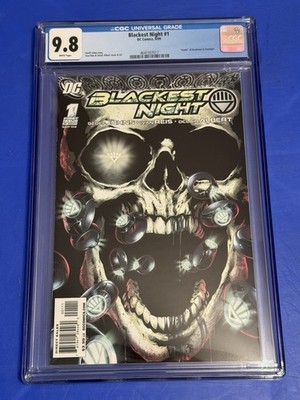 Blackest Night 1 CGC 9.8 Death of Hawkman & Hawkgirl DC GREEN LANTERN Comic 2009