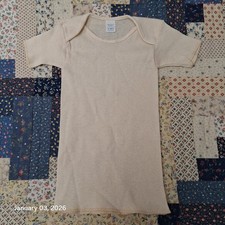Vintage Off White 18 Months Baby Under Shirt USA Made NWOT