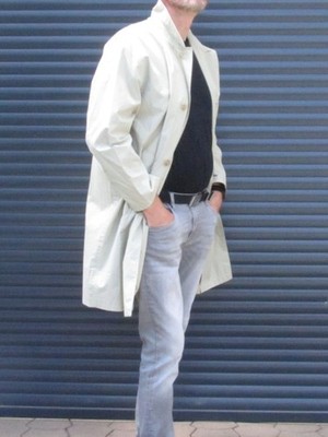 Boss Jacke Herren Mantel Trenchcoat Gr. 52 Beige wie Neu 