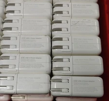 Lot of 10 Genuine Apple 61W USB-C Power Adapter (Heavily Used)