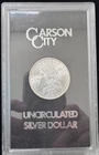 1882 Morgan CC Silver Dollar Coin with  opp cert