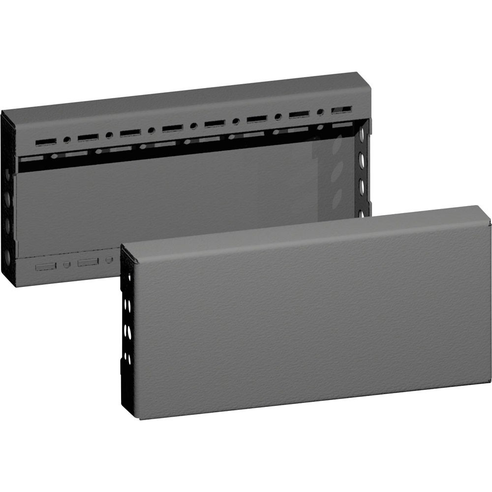 Rittal VX Socket-Panel Lateral Steel Plate H:100mm T:400mm