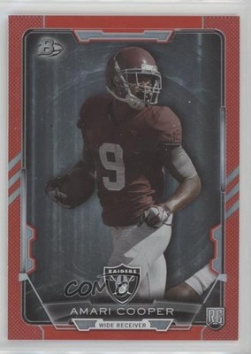 2015 Bowman Rookies Red Rainbow Foil 116/199 Amari Cooper #44 RC 1u6
