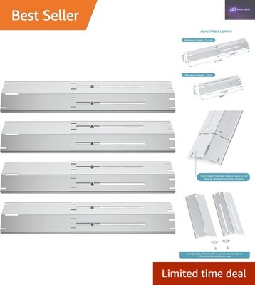 Universal Grill Flavorizer Bars - Verstellbarer Hitze Diffusor Ersatz 4er Pack