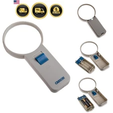 Magnifier LED Lighted Handheld 4x 3 inch Aspheric Clarity Bright LED