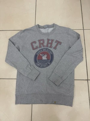 Pull Carhartt Gris taille S en très bon état - Photo 1/4