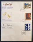 Stamps Canada FDC's: #887-889 17c-35c Cdn. Painters set of 3 VF FDC's