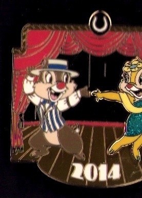 Disney Chip Dale Clarice 2014 Dapper Dans Days Stage pin