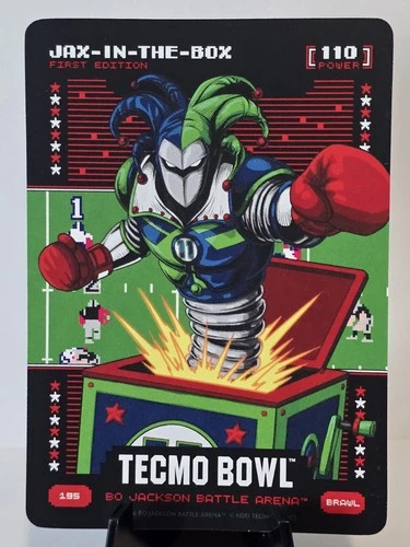 Bo Jackson Battle Arena Tecmo Bowl Jax-In-The-Box Brawl #195 Jaxon Smith Njigba