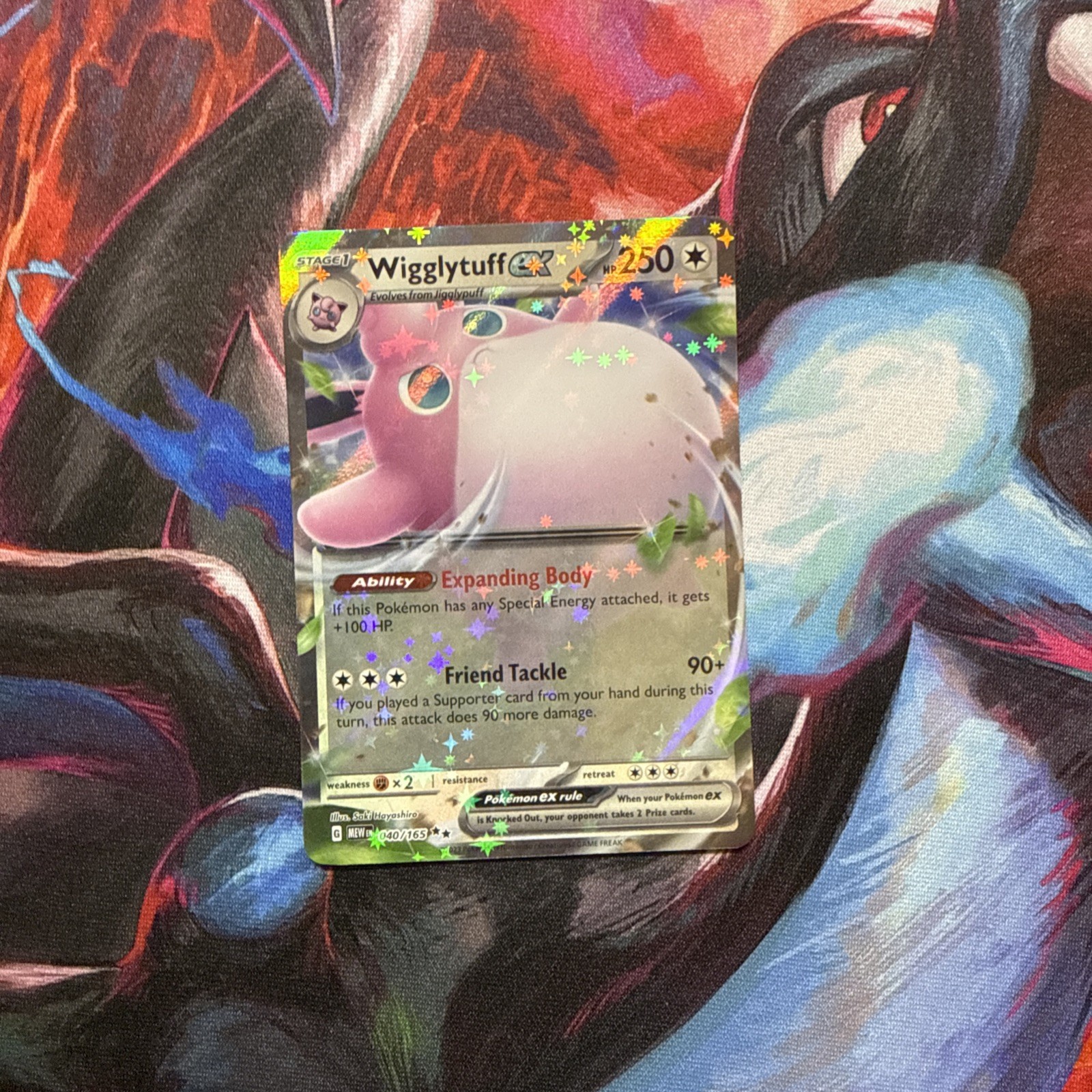 Pokémon Wigglytuff EX 040/165 151 Double Rare Holo NM