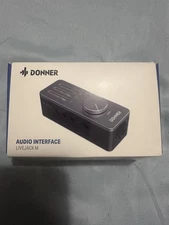 Donner Livejack M Grey USB C Charging Audio Interface New