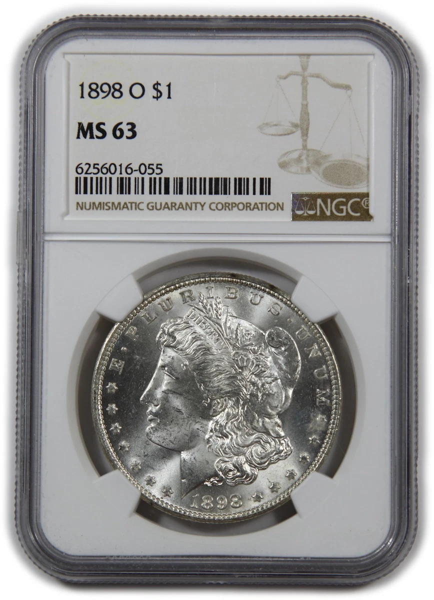 MS 63 Graded 1898 Year Morgan US Dollars (1878-1921) for sale | eBay