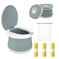 Travel Potty for Toddler, Portable and Foldable Toilet, Apply to Seat Emergen...