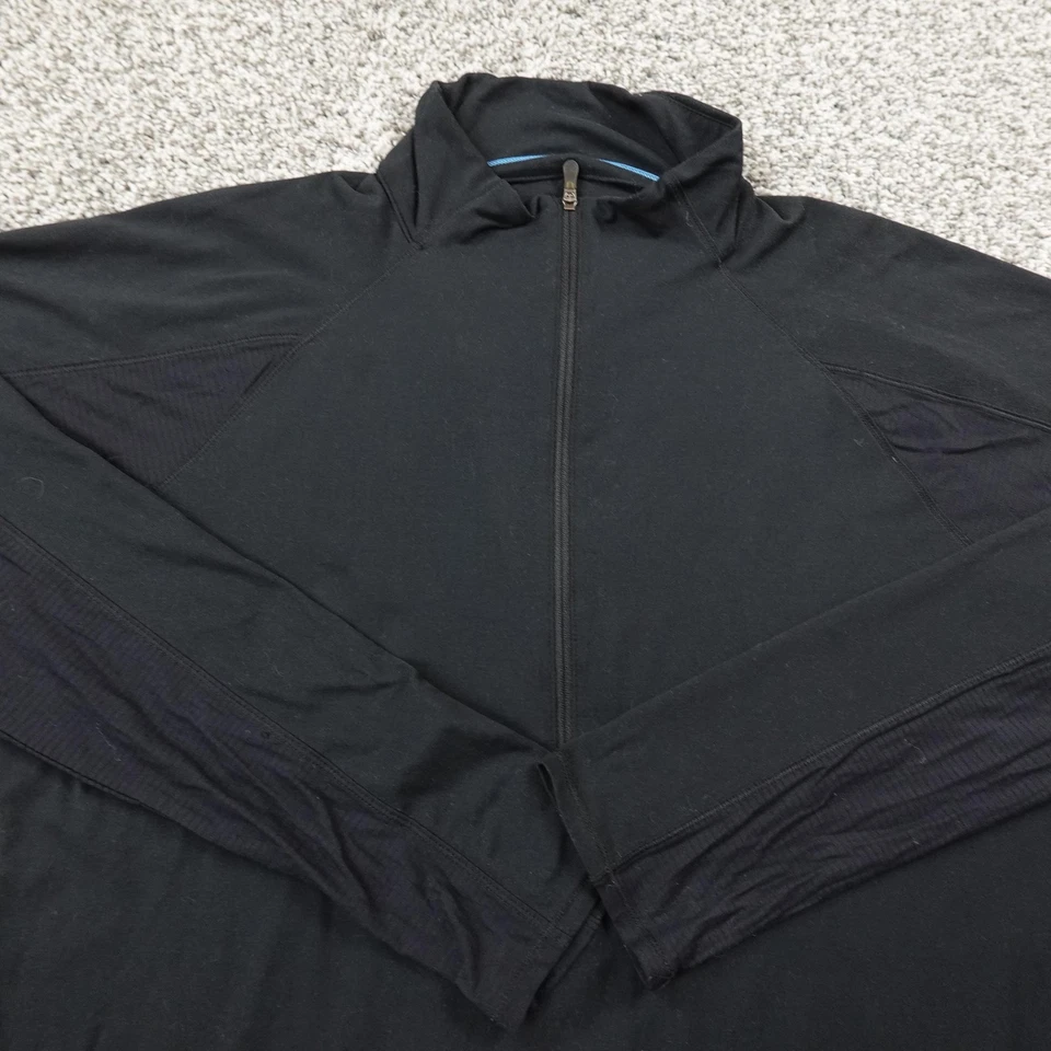 Пуловер женский Columbia XL черный Omni фитиль 1/2 на молнии базовый слой функциональный поход - Изображение 3 из 4