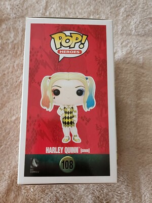 FunkoPop！108 HARLEY QUINN goww 限定版 Funko POP! Heroes Harley Quinn (Gown) #108 Hot Topic