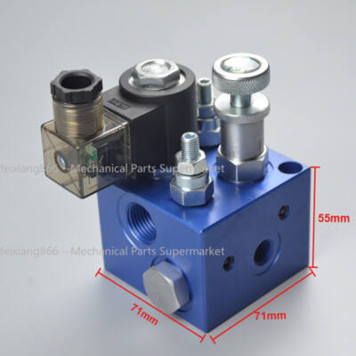 Solenoid valves freight elevator lift cartridge valve banks power units ET02