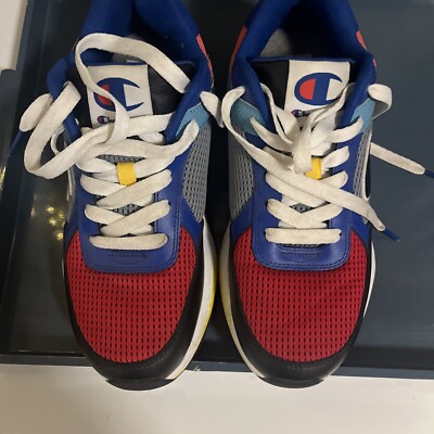 Men’s “Color Block” Champion slippers. Sizes 9 and 10. Champion Mens Sandals in Mens Shoes - Walmart.com main image 2