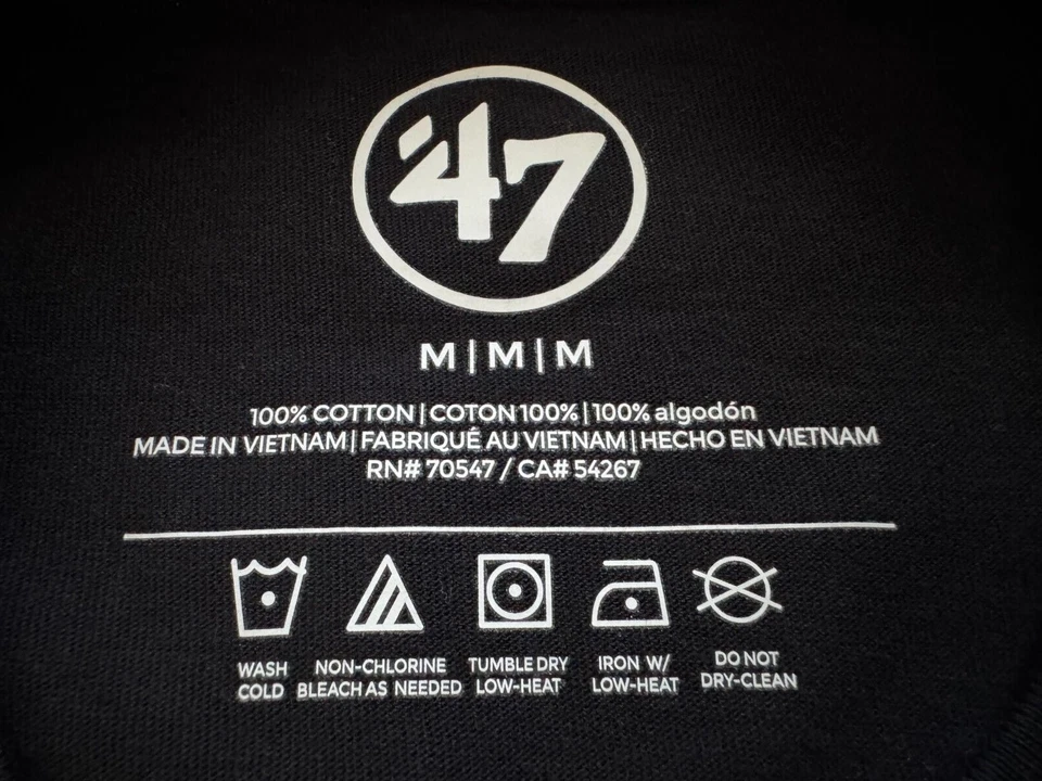 Camiseta manga corta marca Carolina Panthers nueva con etiquetas '47, mediana Foto 4 de 4