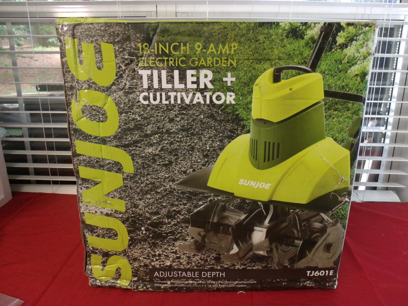 Sun Joe Electric TJ601E 18" / 9 AMP ELECTRIC GARDEN TILLER