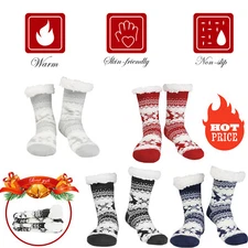 Winter Warm Socks Thickened Socks Bed Socks Sleeping Socks Anti-slip Soft Gift