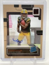 🔥 Romeo Doubs 2022 Clearly Donruss Rated Rookie Bronze Auto 11/75 SSP Packers