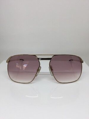 New Vintage Dunhill 6011 Sunglasses Aviator C. 49 Gold With New Vintage Dunhill 6011 Sunglasses Aviator C. 49 Gold With