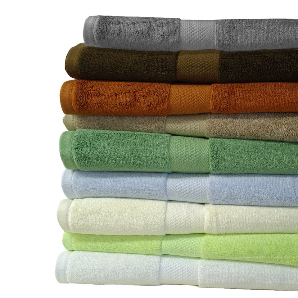 Superior 6 PC Bamboo Cotton Blend Towel Set Highly Absorbent Hotel & Spa Quality - Image 3 of 3