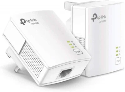 TP-LINK TL-PA717KIT AV1000 1000Mbps Nano Powerline Gaming TV Adapter Starter Kit