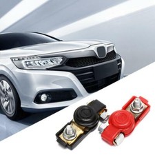 2x 12V Auto Car Caravan Boat Motorhome Quick Release Battery Terminal Clamp KIT
