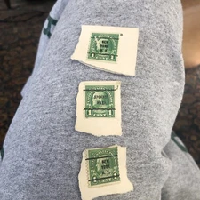 US Scott 597, 1 Cent Franklin Coil, Precancel New York City, Spokane WA Lot Of 3